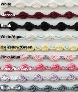 1/4" Rosebud Gimp Braid Trim - 15 Yards - Many Colors Available! MADE IN USA!