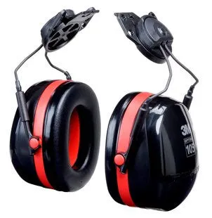 3M Peltor Optime 105 Cap-Mount Earmuffs Only, H10P3E, 27 dB NRR, Case/10