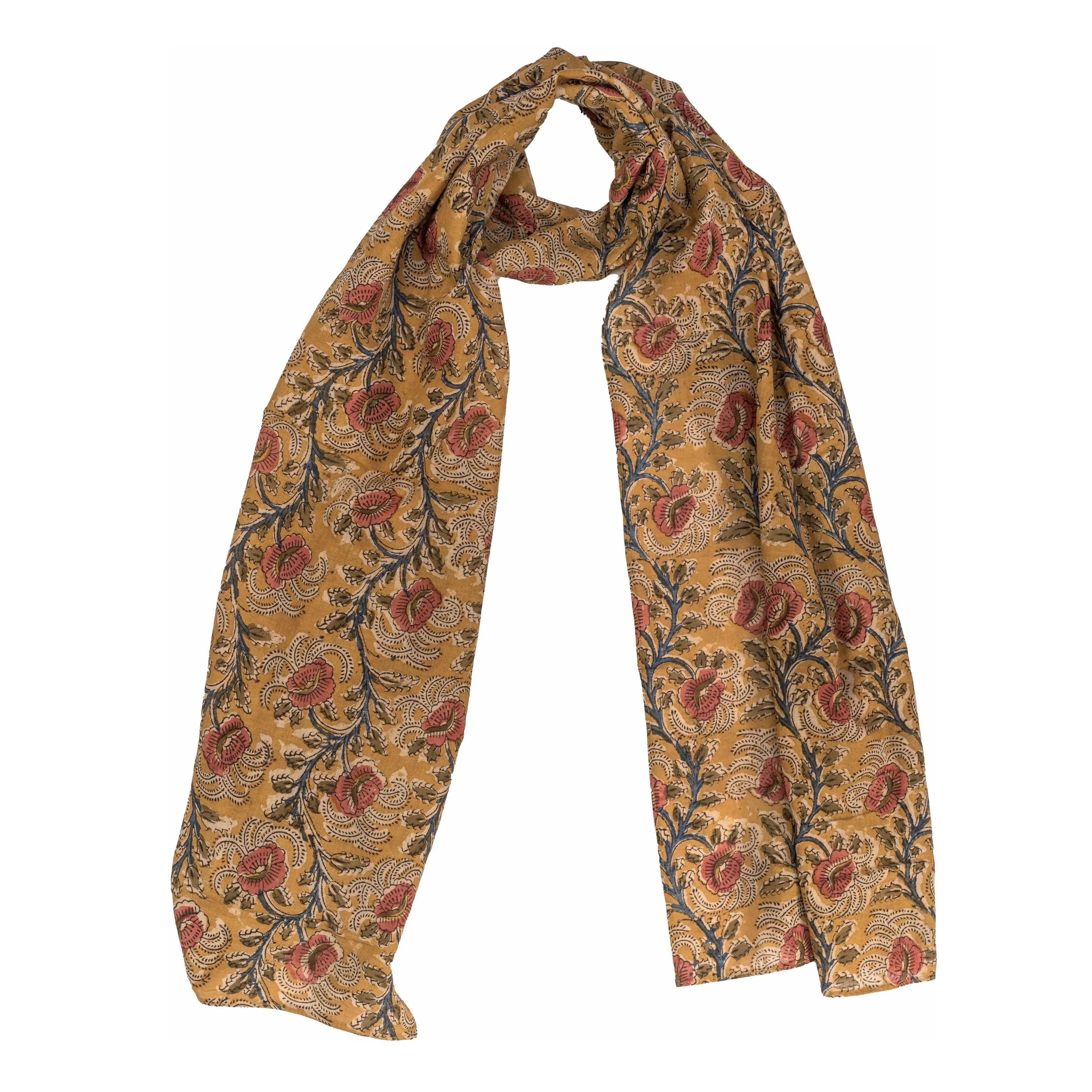 600-027 Women's Scarf - Hand Block Printed