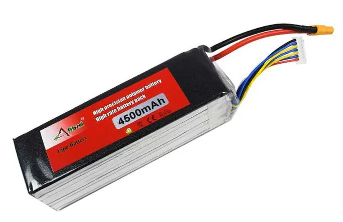 ABSD 22.2V 4500mAh 6S 30C Lithium Polymer Battery Lipo