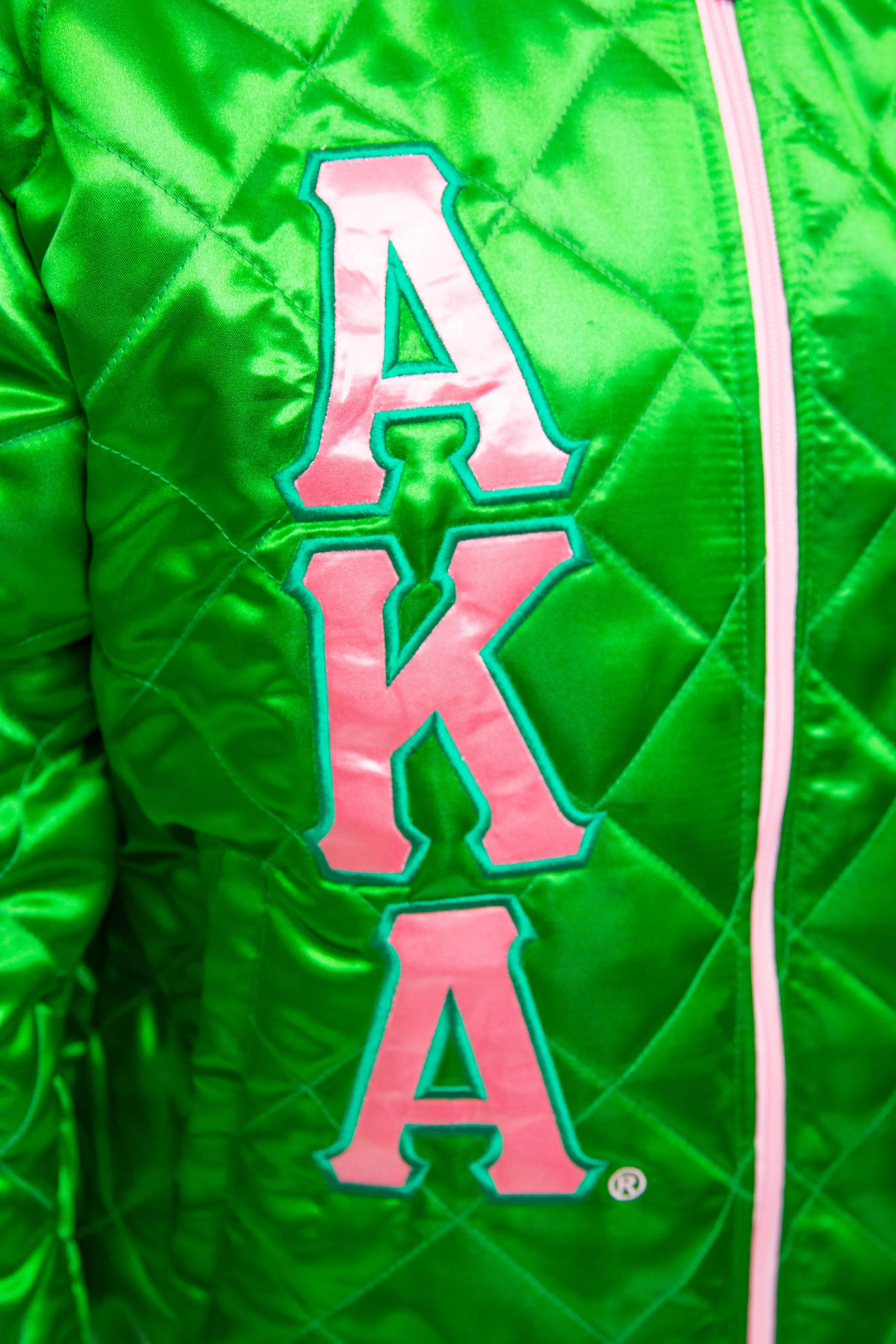 AKA Quilted Jacket: Green