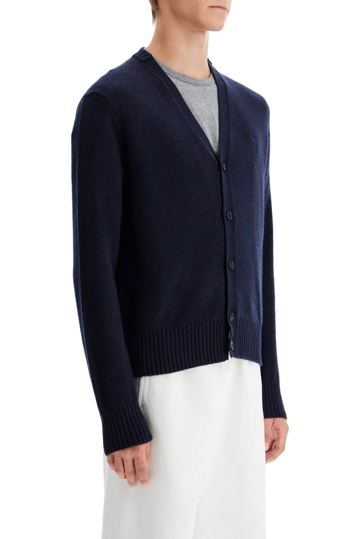 Ami Alexandre Matiussi Cashmere Cardigan For