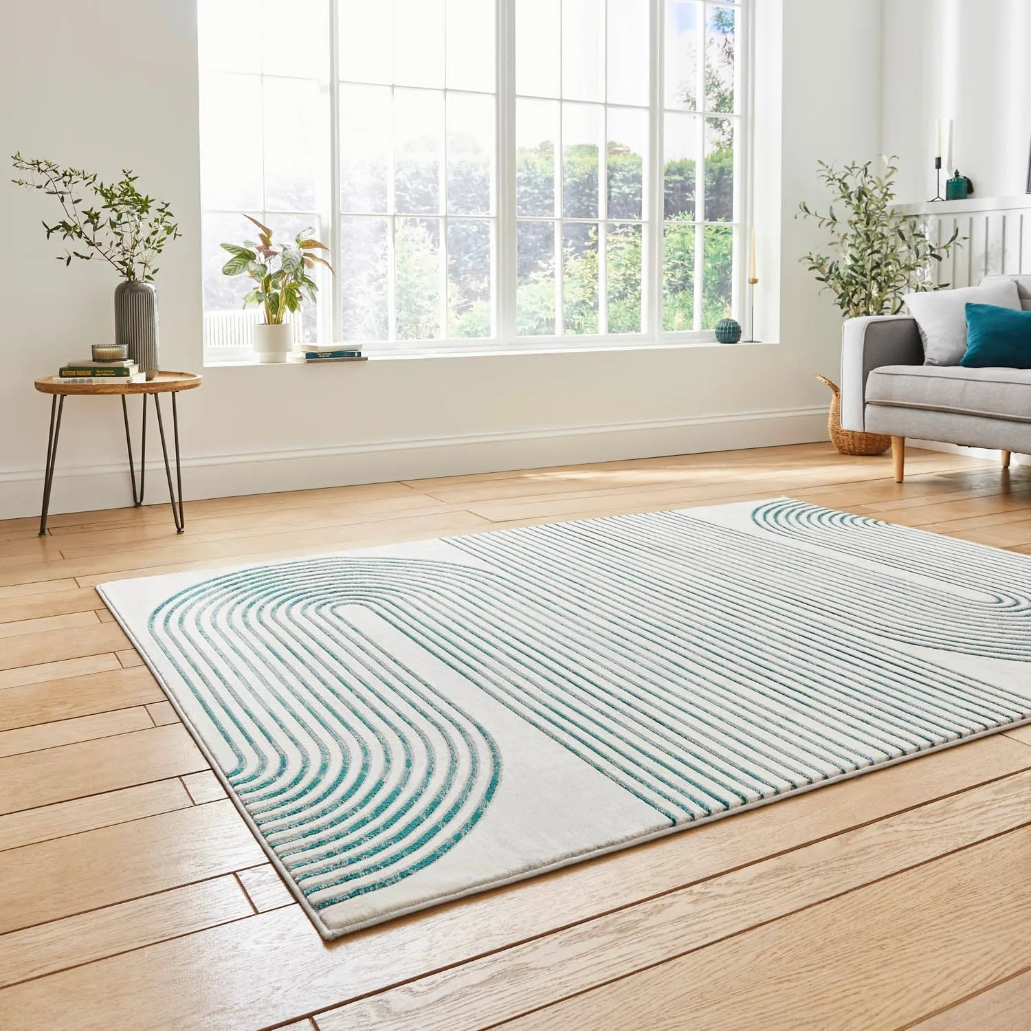 Apollo 2683 Grey/Green Rug