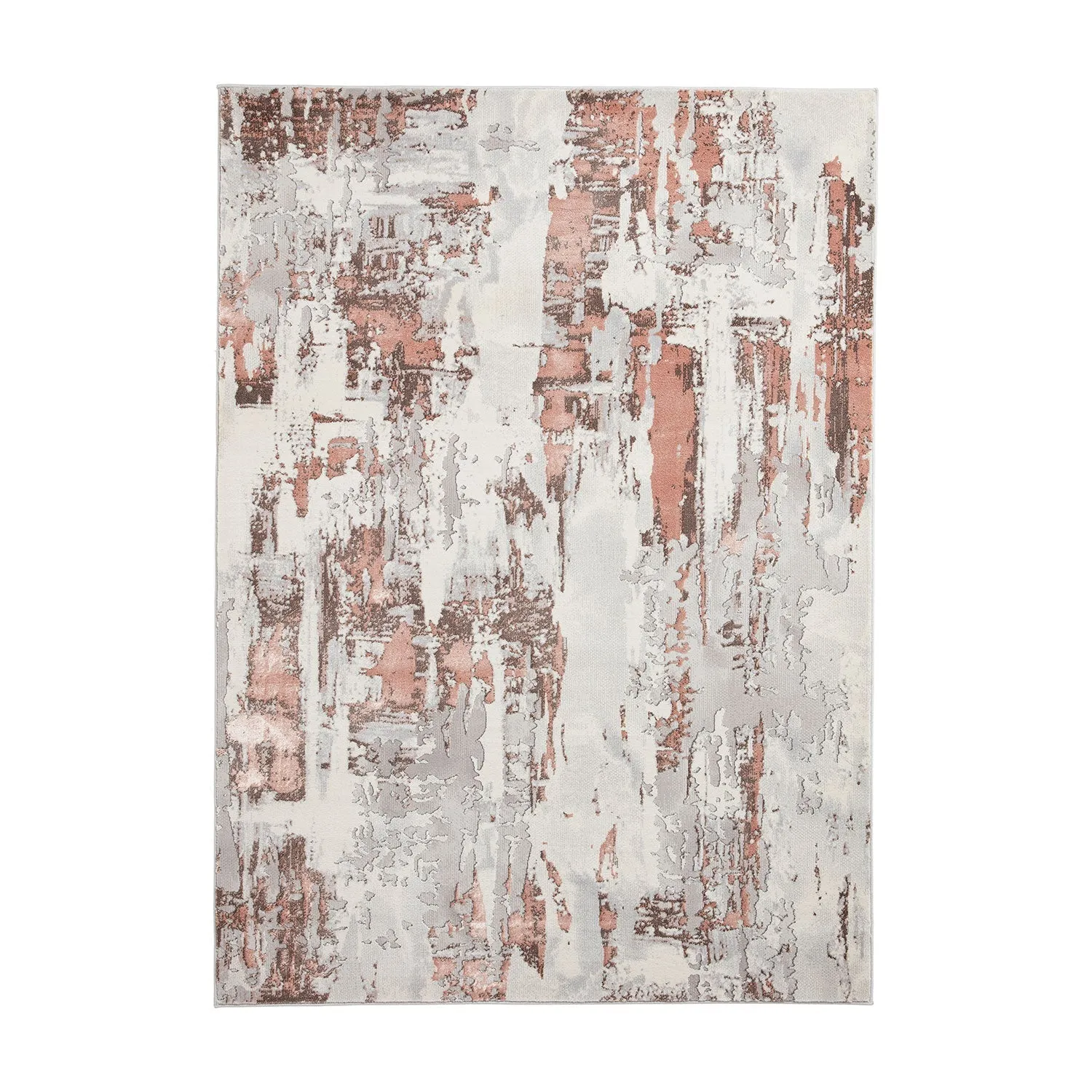 Apollo GR579 Grey/Rose Rug