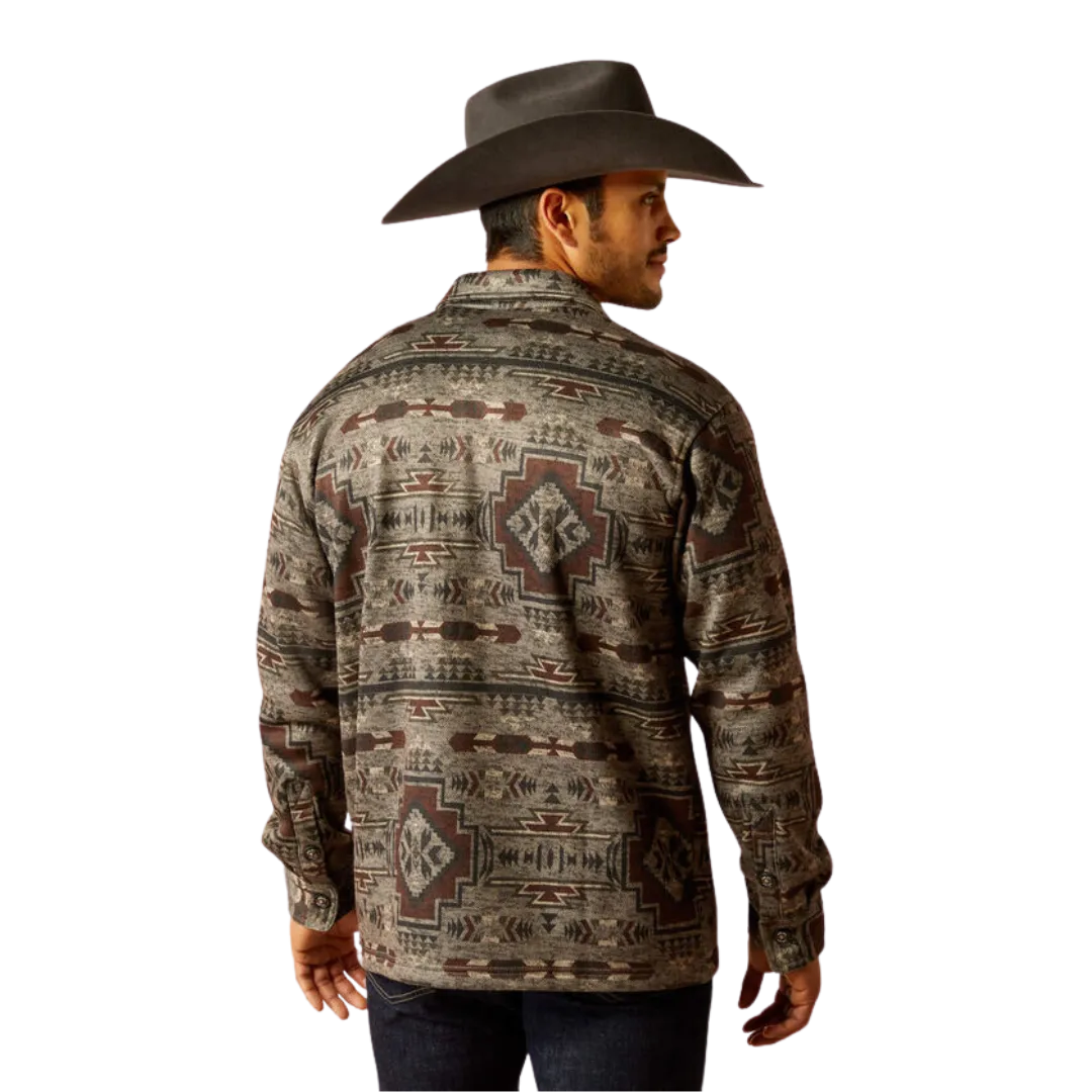 Ariat Men's Caldwell Printed Shirt Brindle Jacket