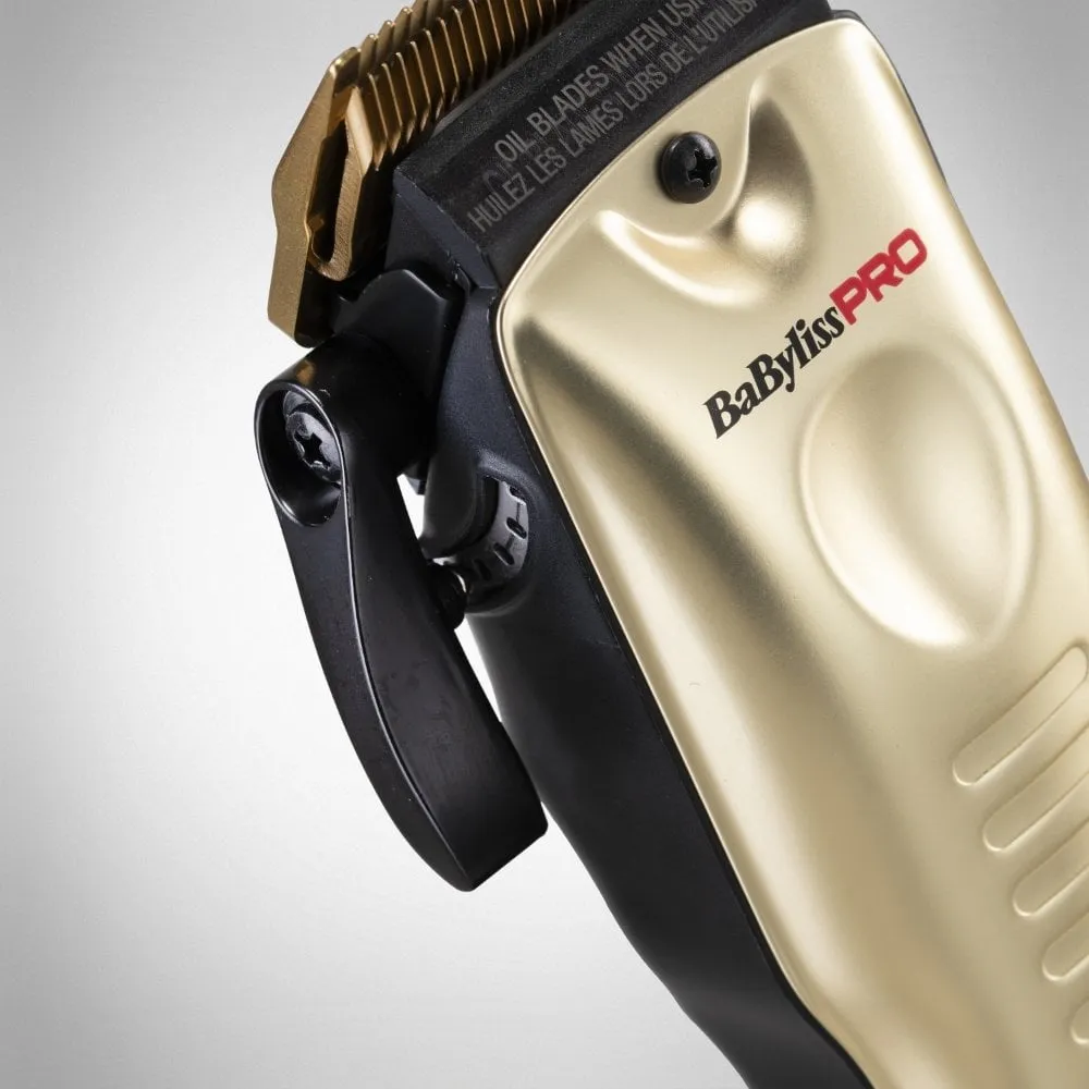 Babyliss Pro Cordless Lo-Pro FX Hair Clipper Gold