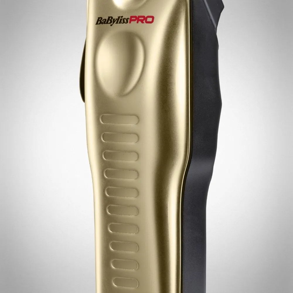 Babyliss Pro Cordless Lo-Pro FX Hair Clipper Gold