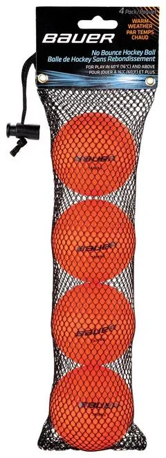 Bauer Warm Orange Balls (4-Pack)