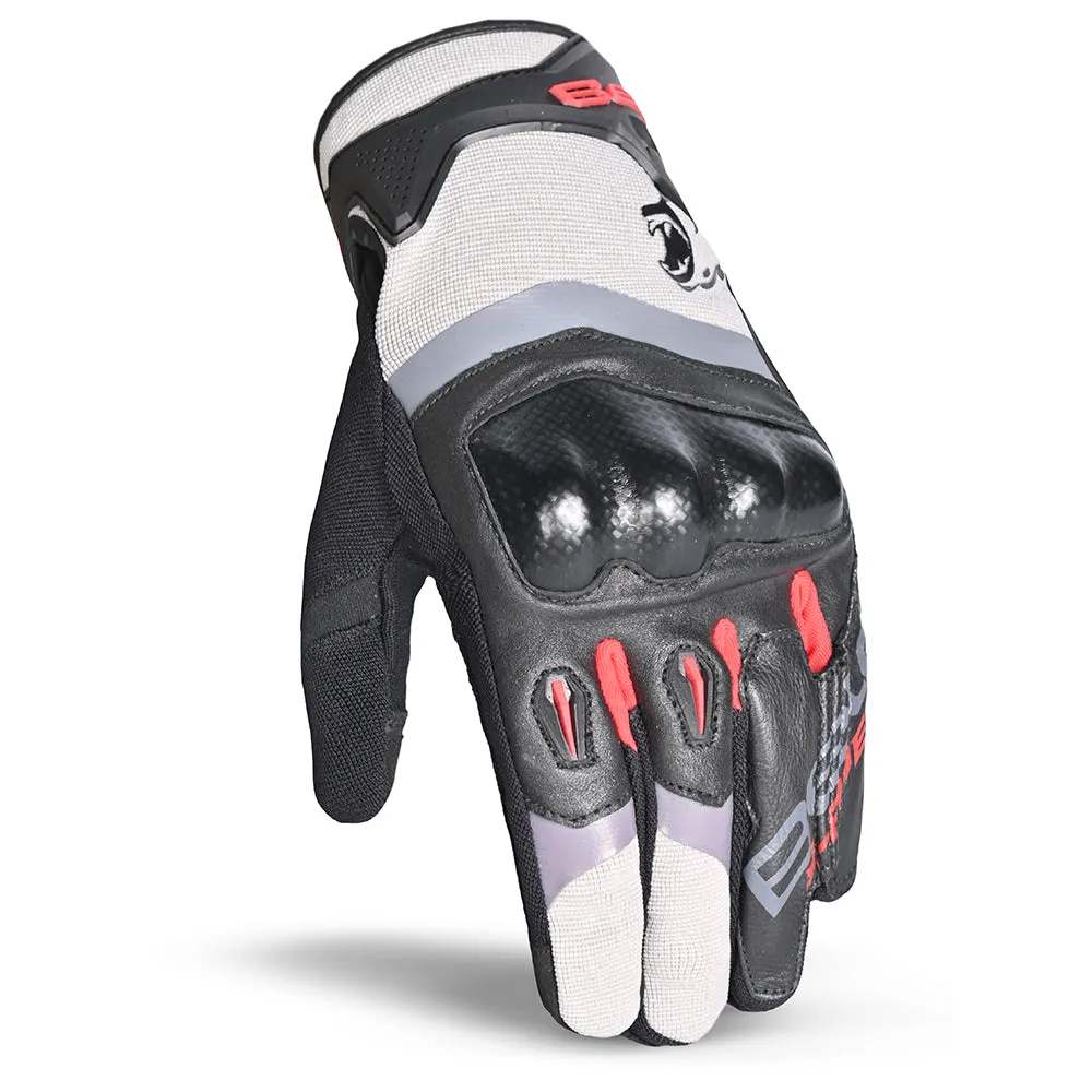 BELA - Daring  Winter Racing Gloves - Black Grey Red