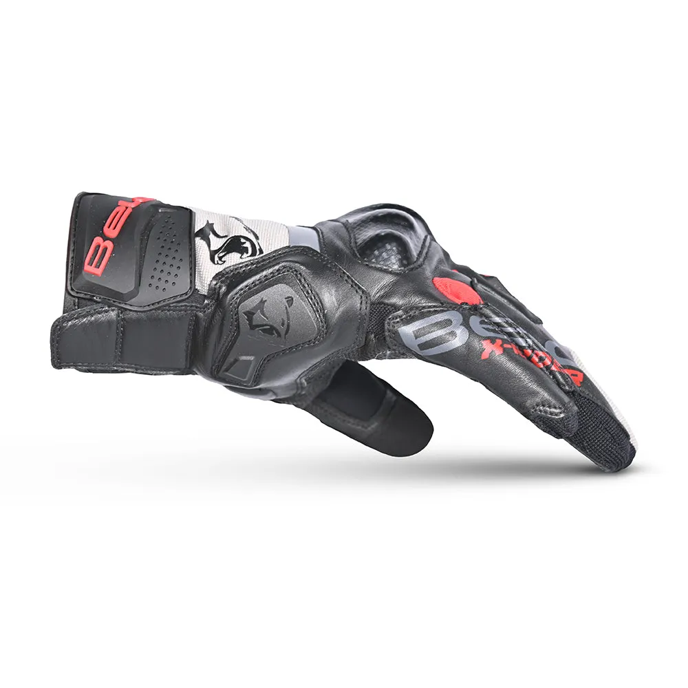 BELA - Daring  Winter Racing Gloves - Black Grey Red