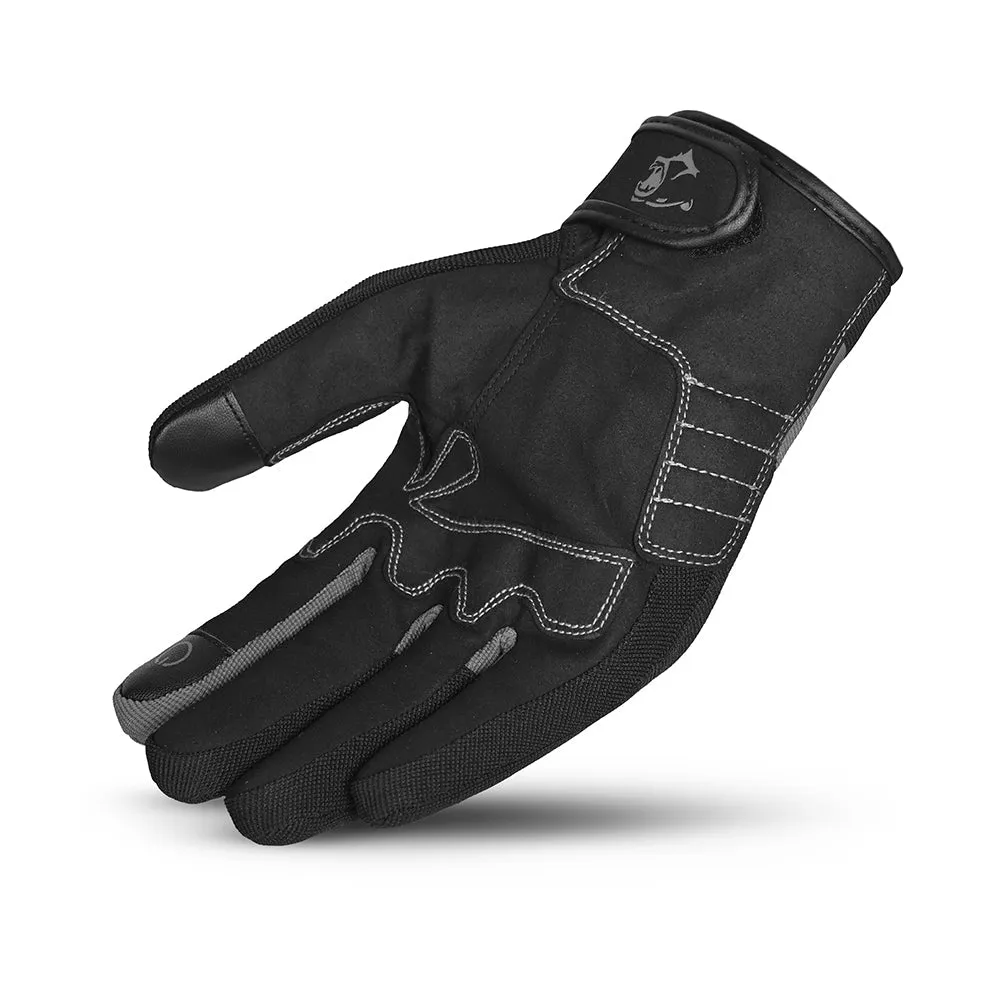 Bela Galaxy Motorcycle Gloves Black Grey