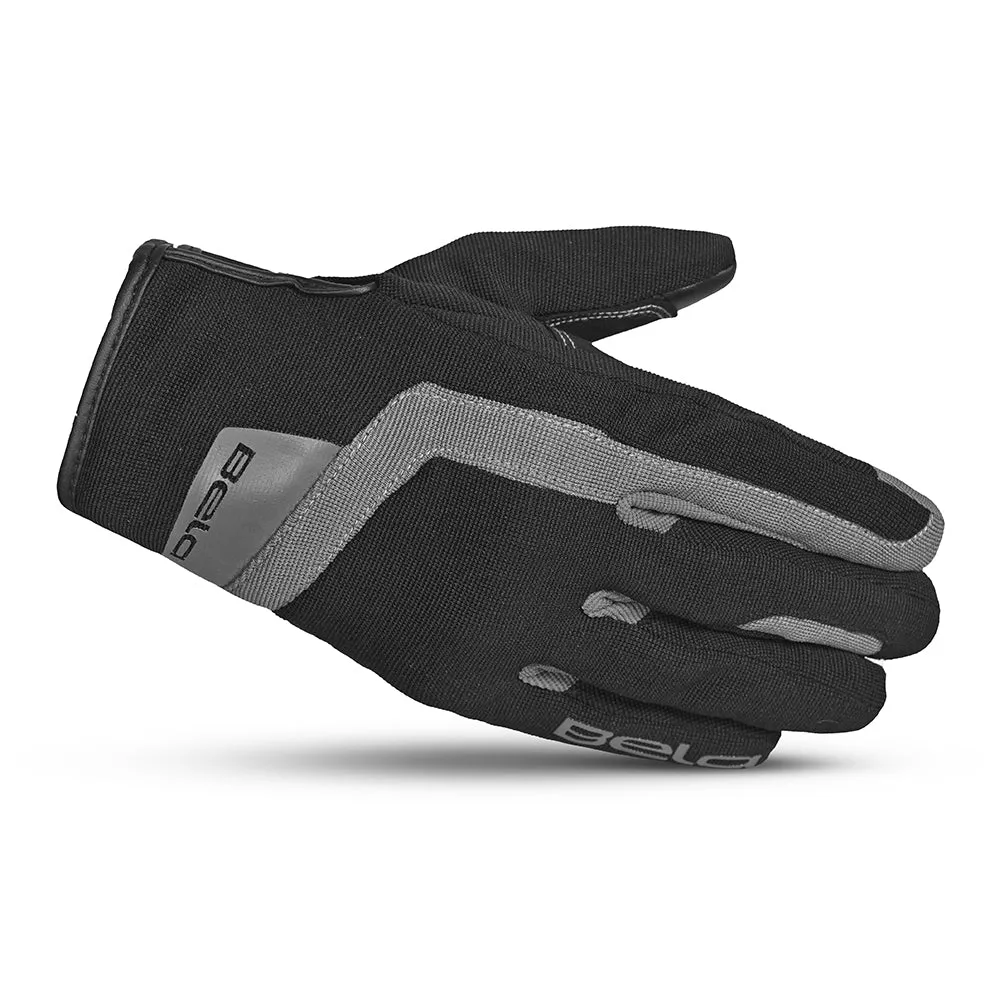 Bela Galaxy Motorcycle Gloves Black Grey