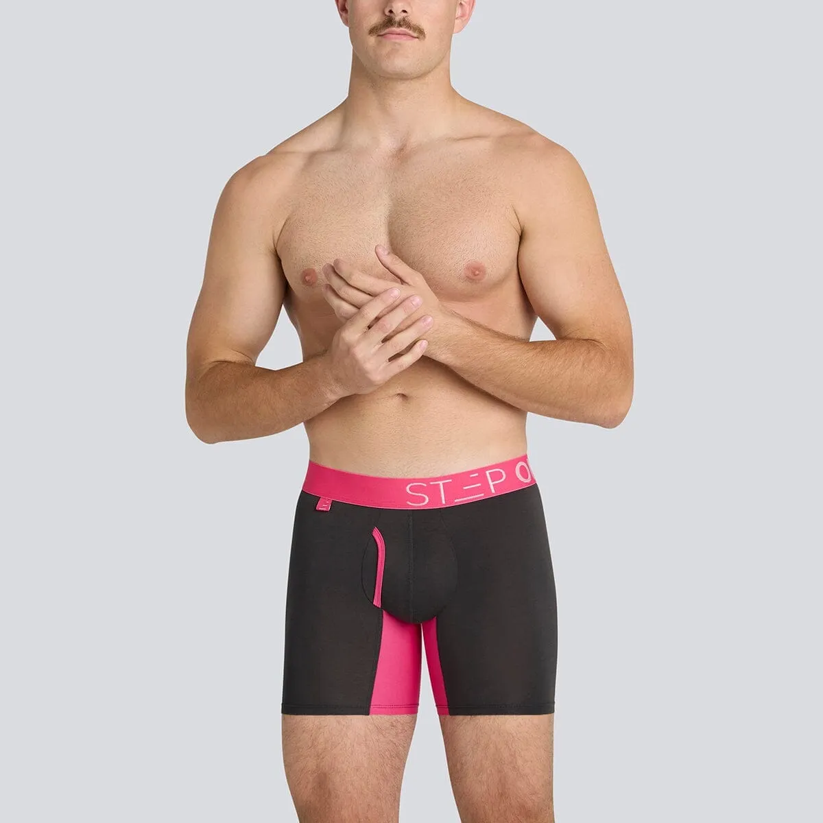 Boxer Brief Fly - Dark Rose