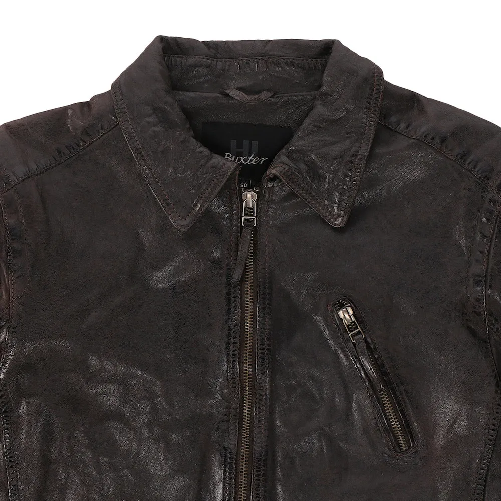 Brown Vintage Leather Jacket