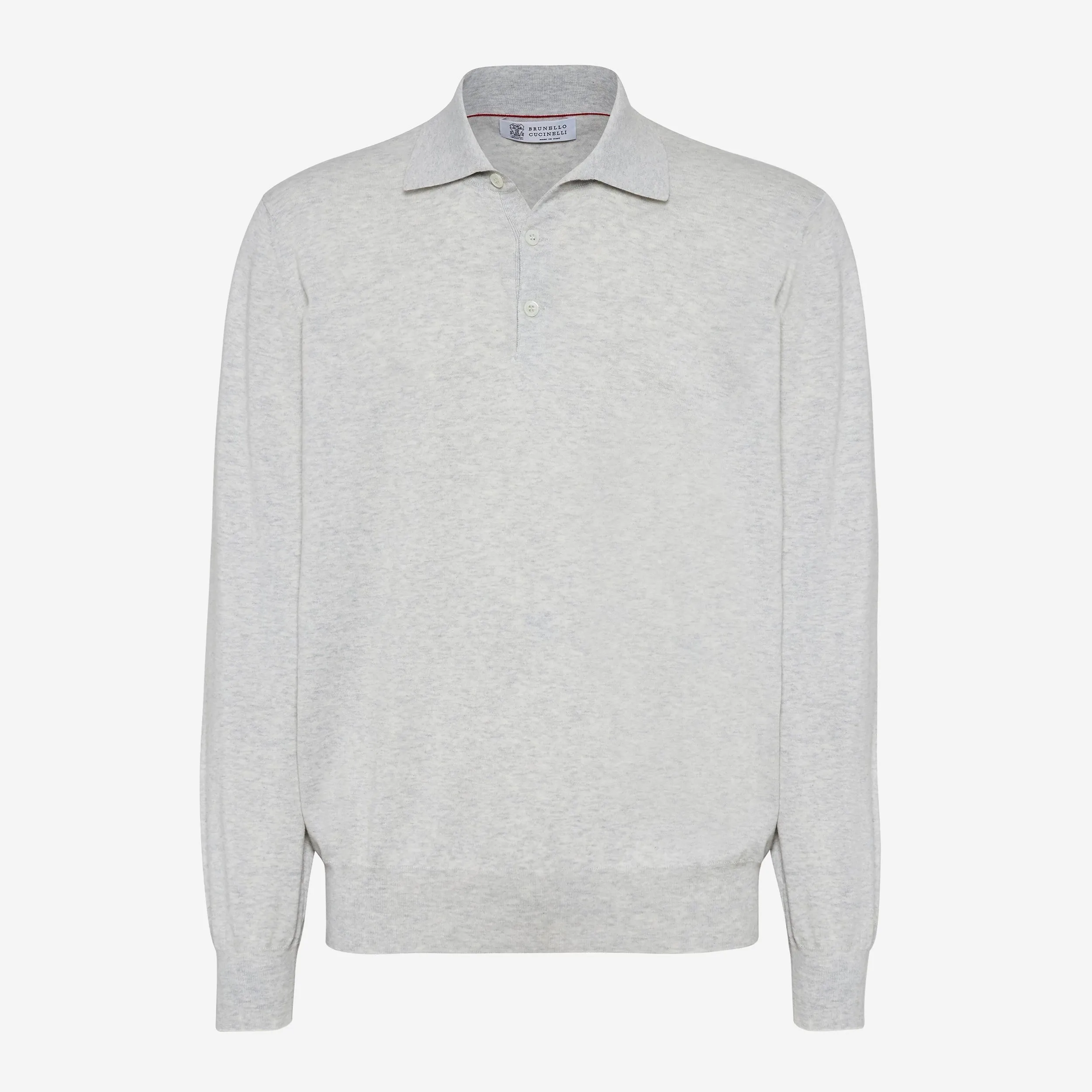 Brunello Cucinelli Cotton Lightweight Polo Style Knitwear