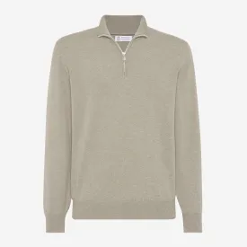 Brunello Cucinelli ZIP Cashmere Turtleneck