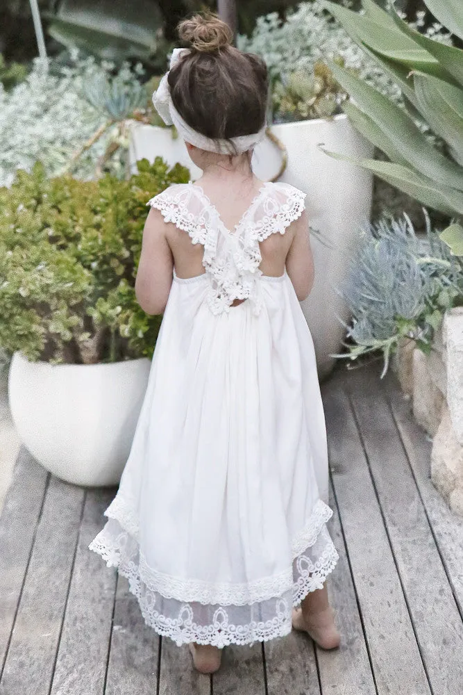 Chloe - Ivory Girls Dress