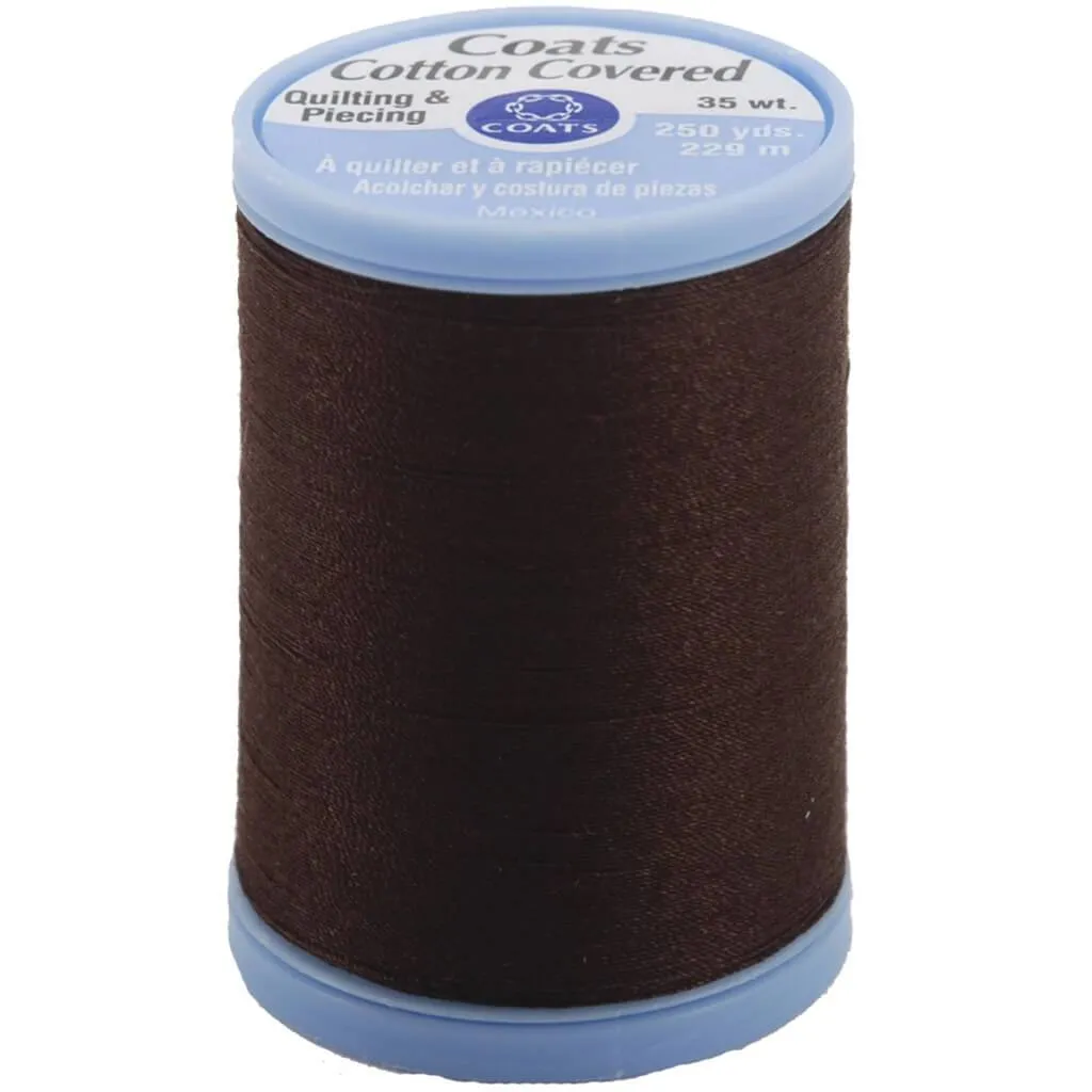 Coats Cotton Covered Quilting & Piecing Thread 250yds Chona Brown