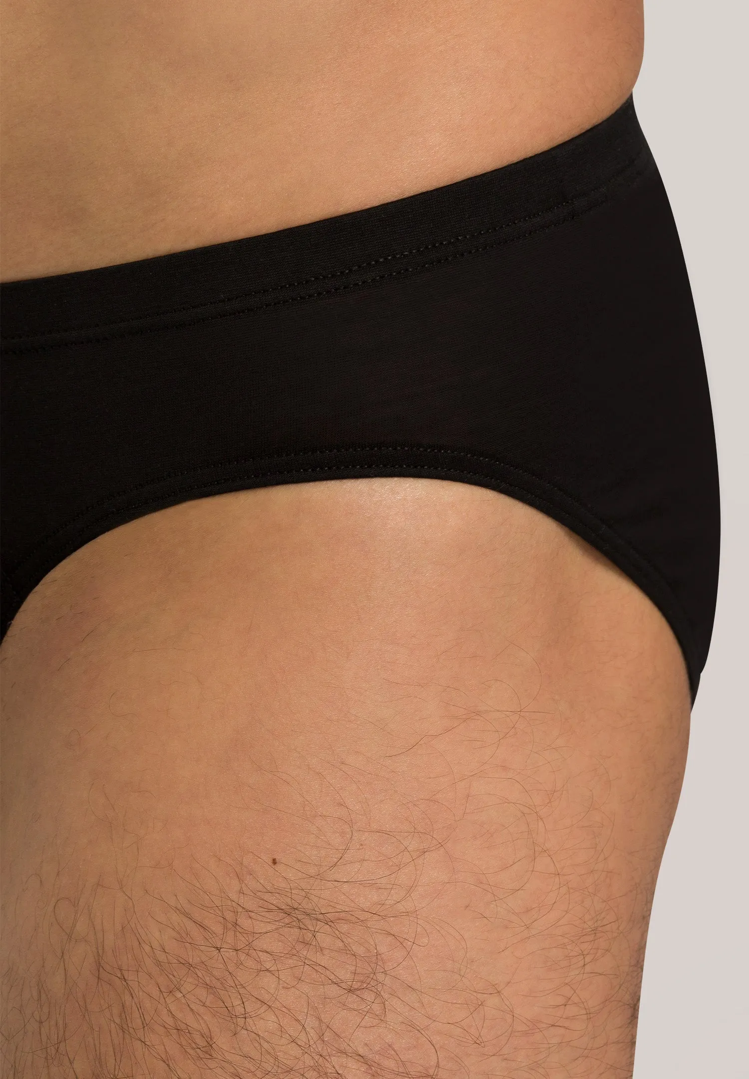 Cotton Sporty Cotton Low Rise Brief | Black 73501-199