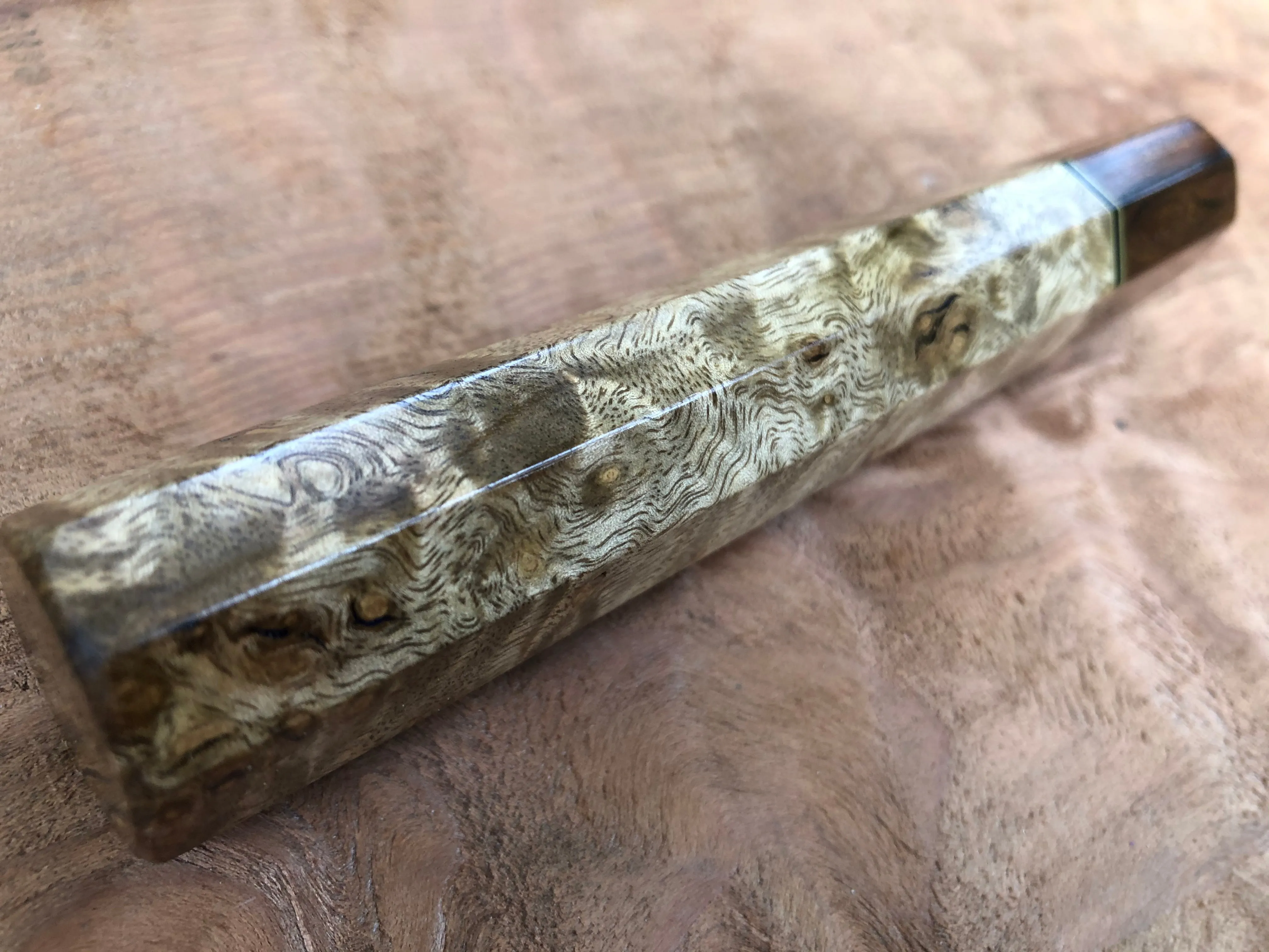 Custom Japanese Knife handle (wa handle) - Domestic Mytle