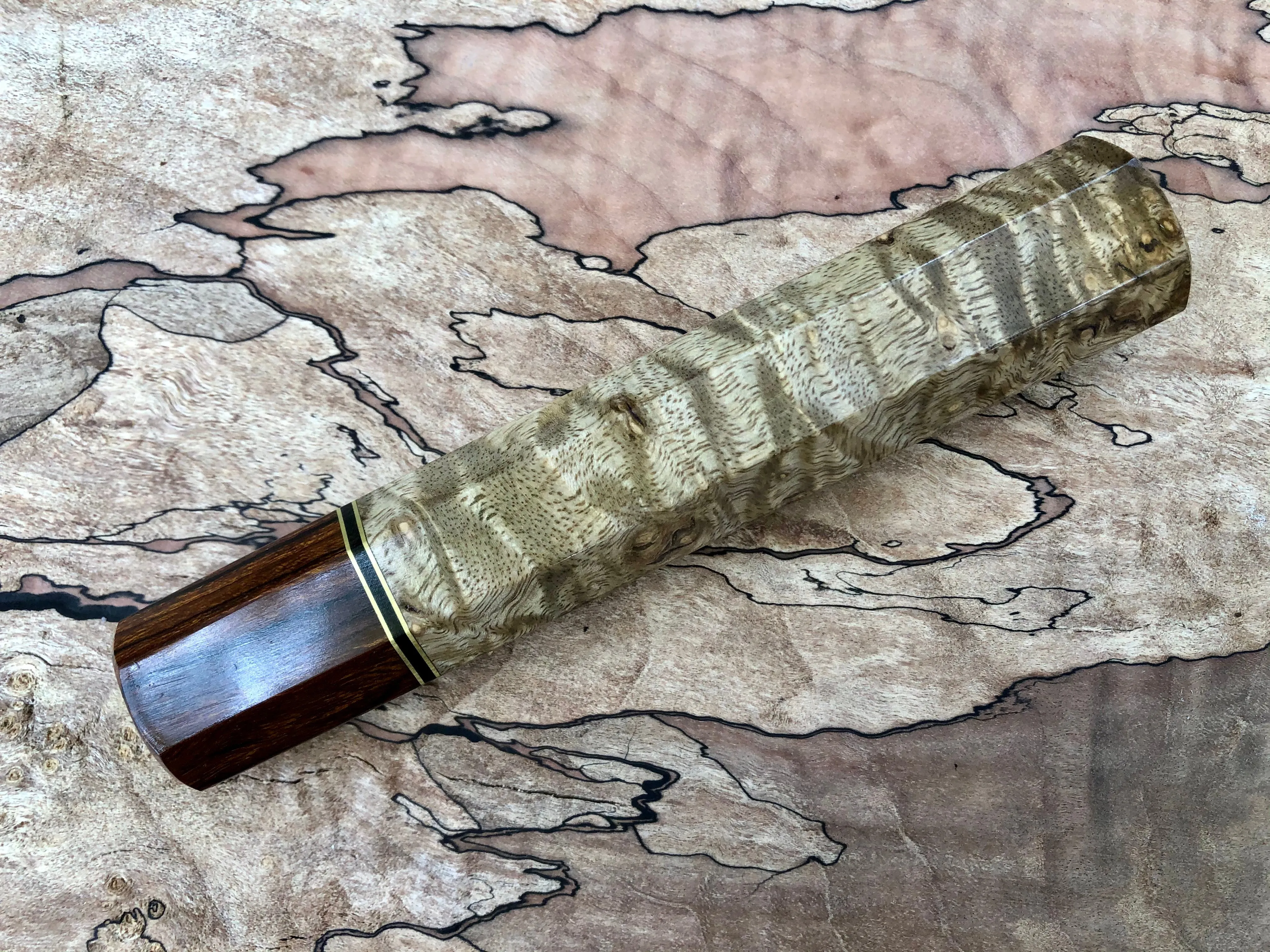 Custom Japanese Knife handle (wa handle) - Domestic Mytle