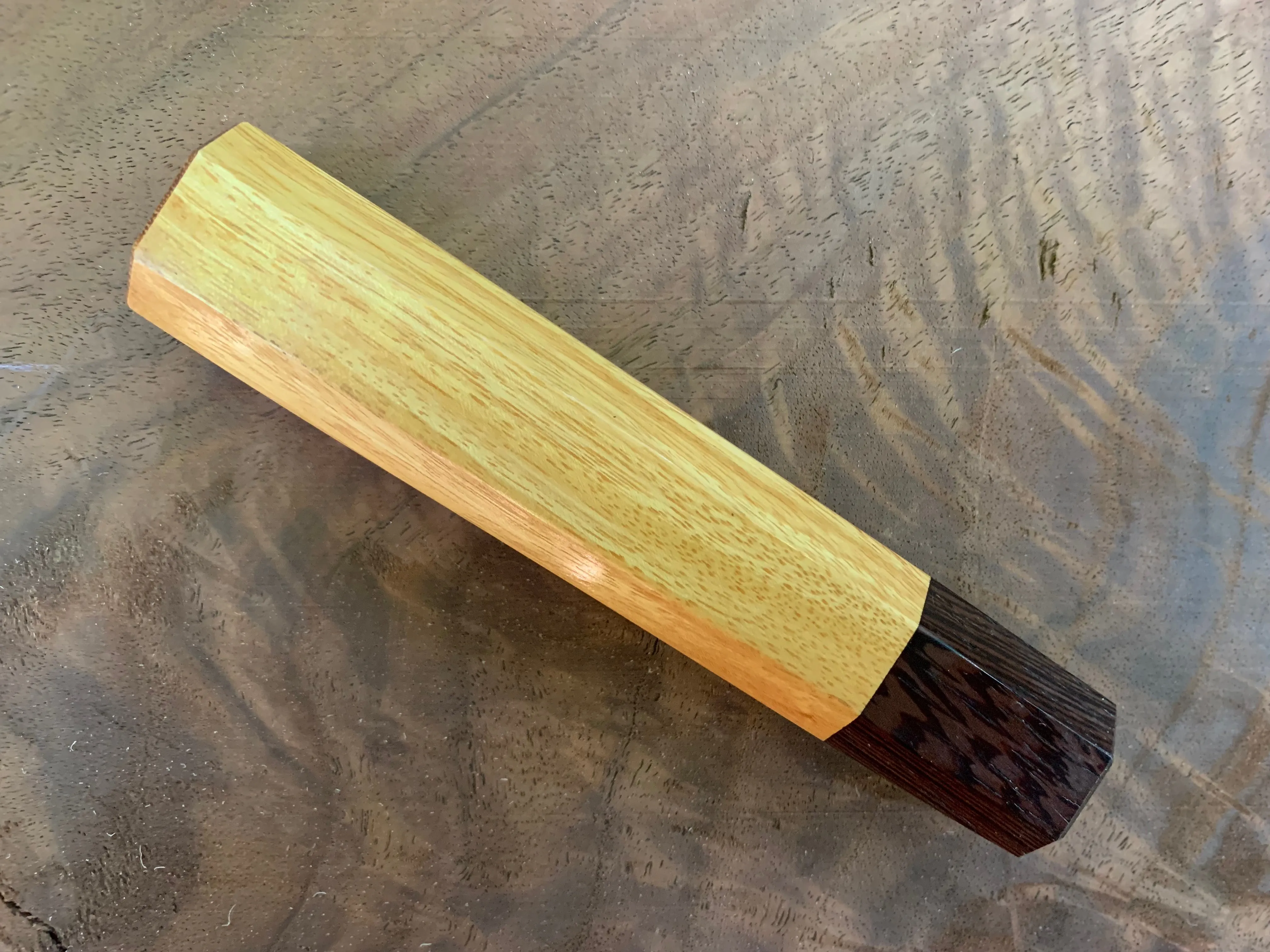 Custom Japanese Knife handle (wa handle) - Osage Orange