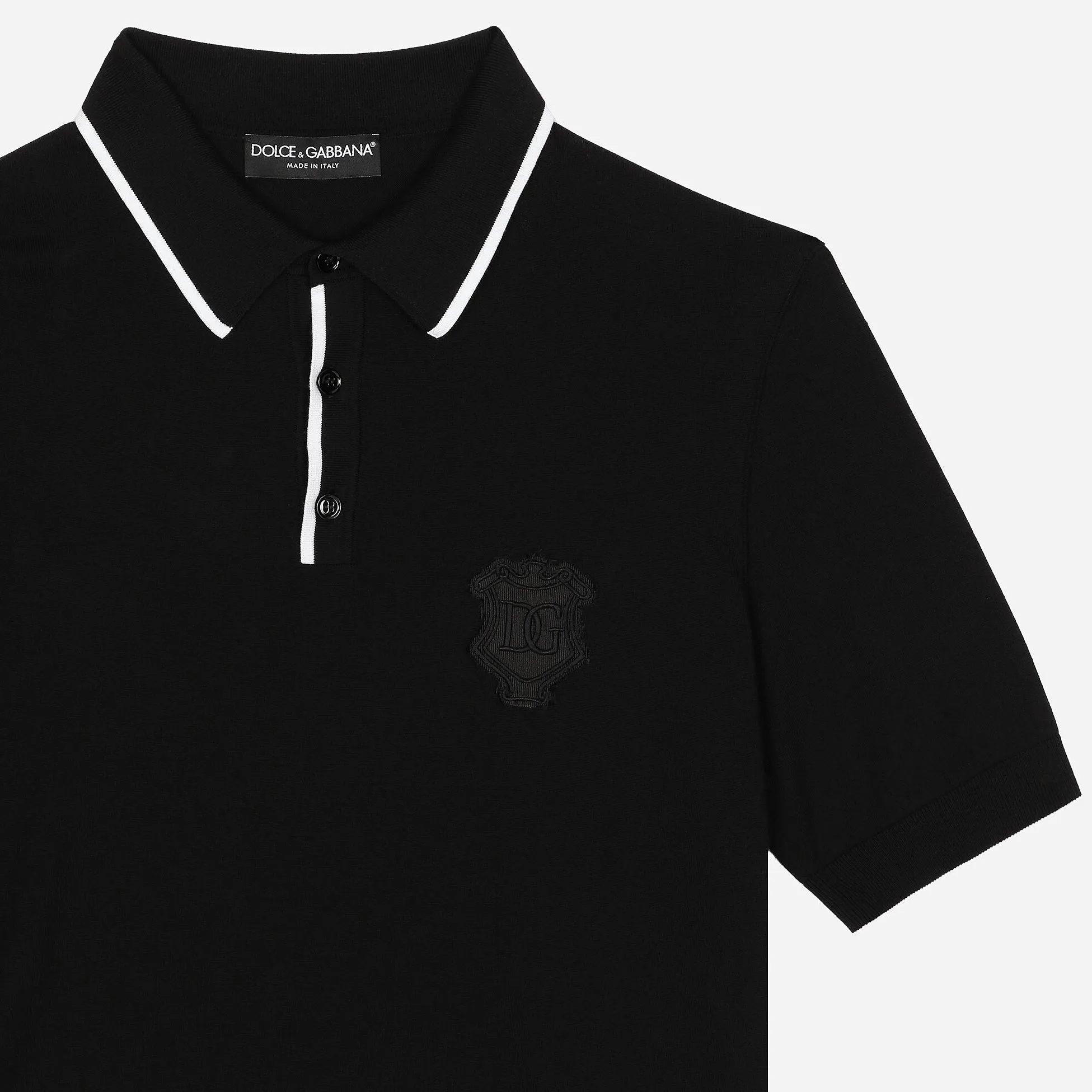 Dolce & Gabbana DG logo Embroidery Cotton Polo Shirt