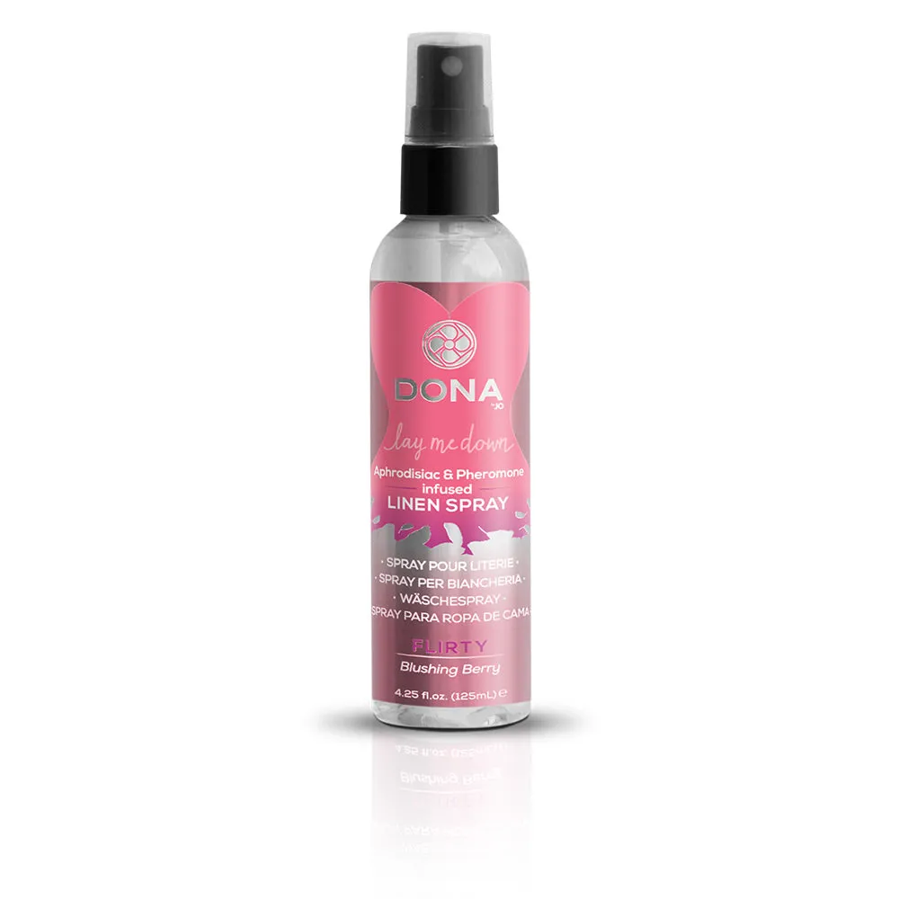 Dona Linen Spray Flirty Blushing Berry 3.75 Oz.