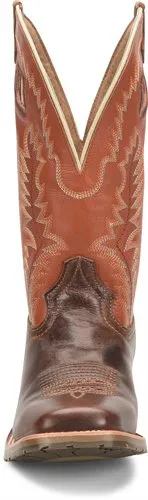 Double H Brown Casino Broad Square Toe Roper Boots for Men