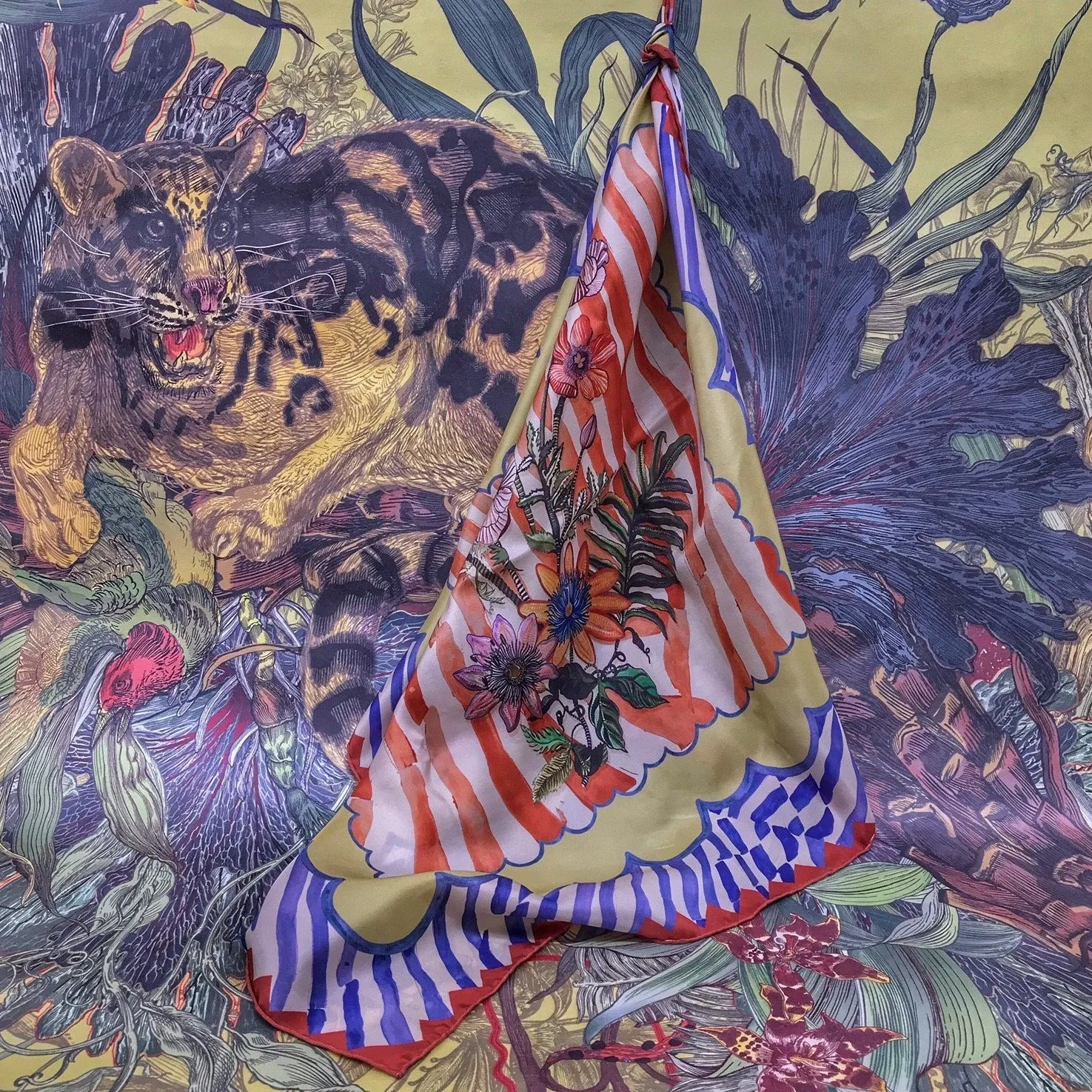 Eleni Malami Silk Scarves 67cm x 67cm