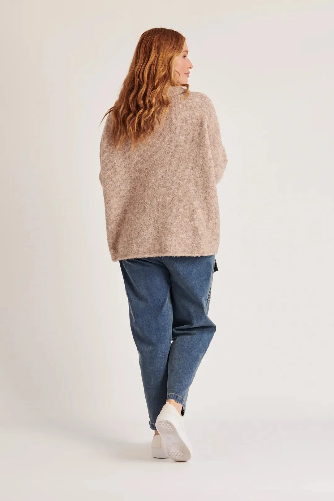 Ellis & Dewey Roll Neck Slouch Jumper