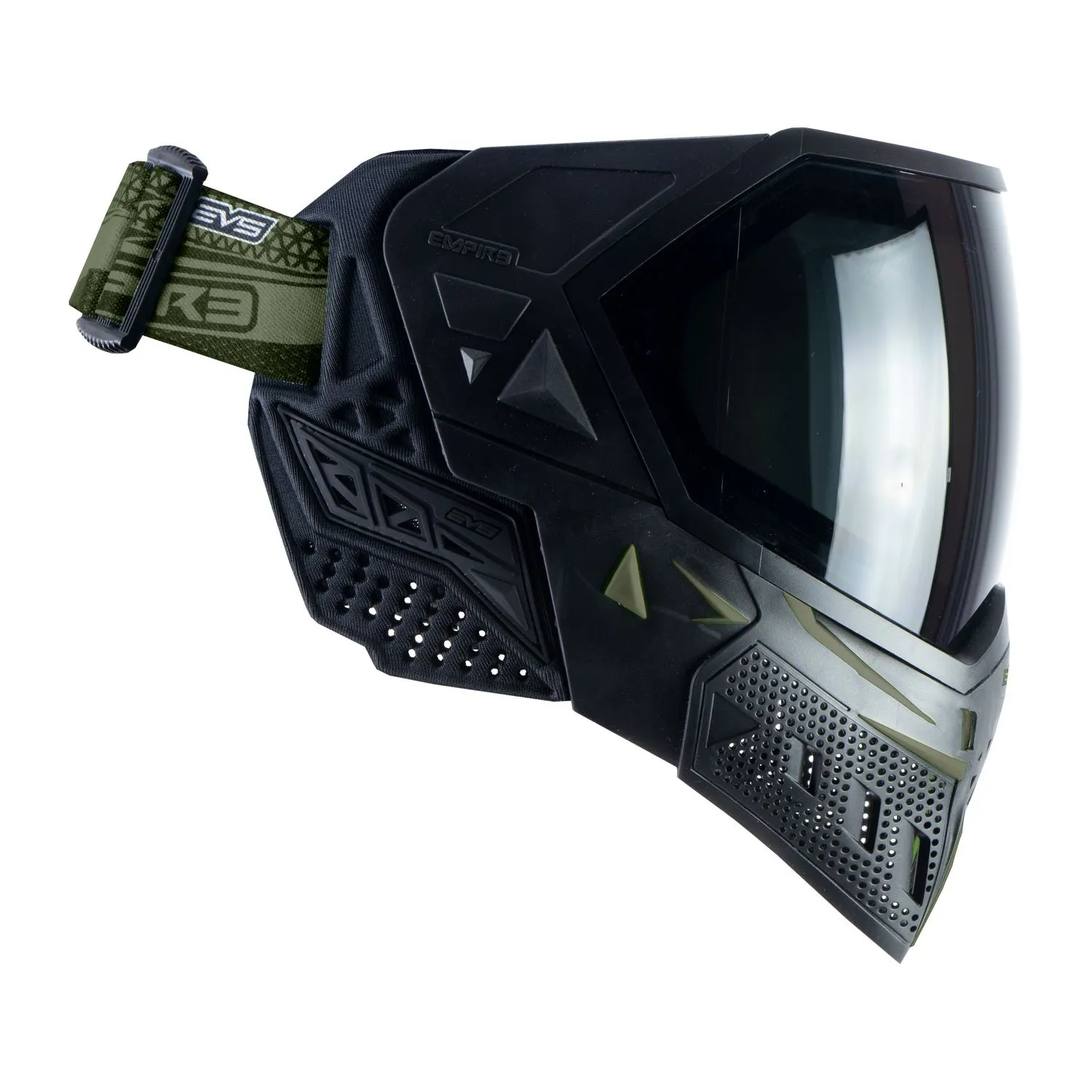 Empire EVS Enhanced Vision System Goggle - Black/Olive - includes 2 lenses