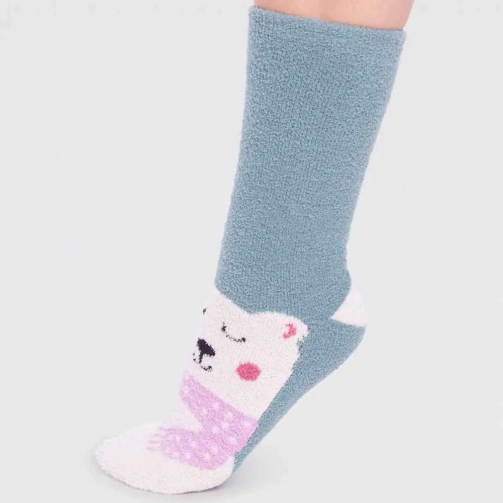 Fluffy Animal Socks by Thought