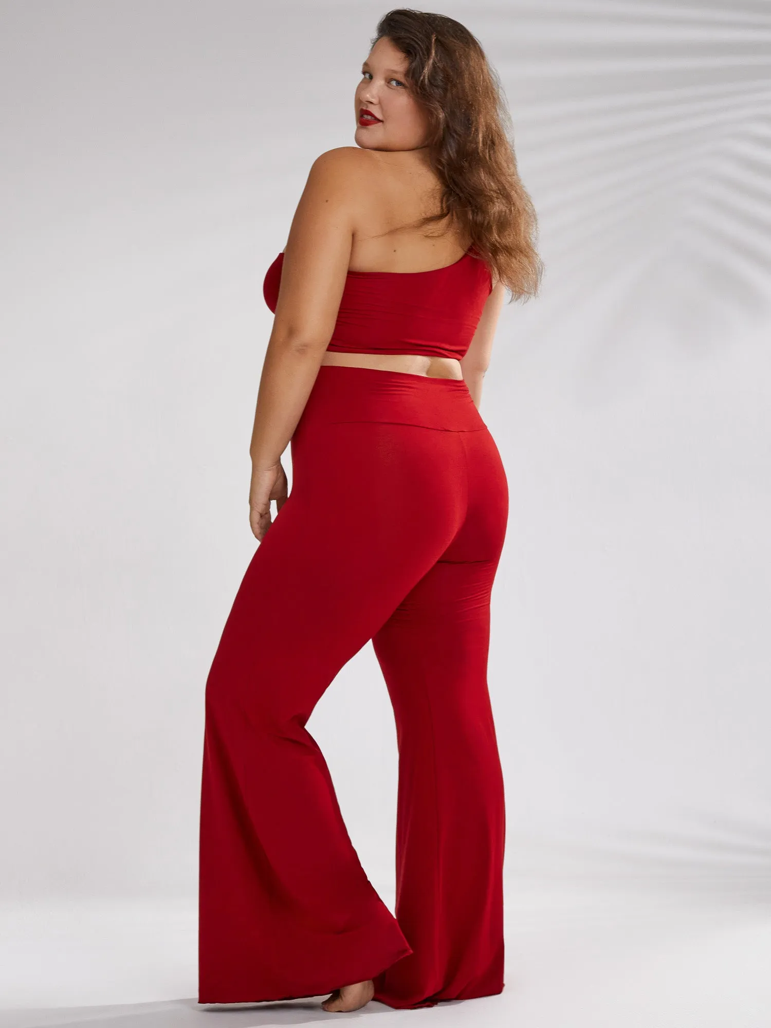 Freya Pant - Crimson Red