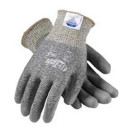 G Tek 3GX Seamless Knit Dyneema Diamond / Polyester / Spandex Glove Polyurethane Coated Smooth Grip, Box of 12 Pairs