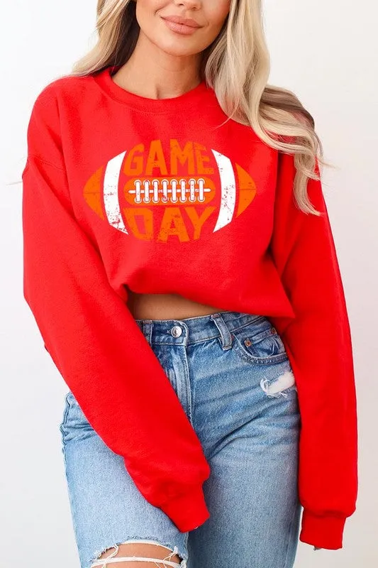 Game Day Football Graphic Fleece Sweatshirt