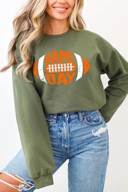 Game Day Football Graphic Fleece Sweatshirt