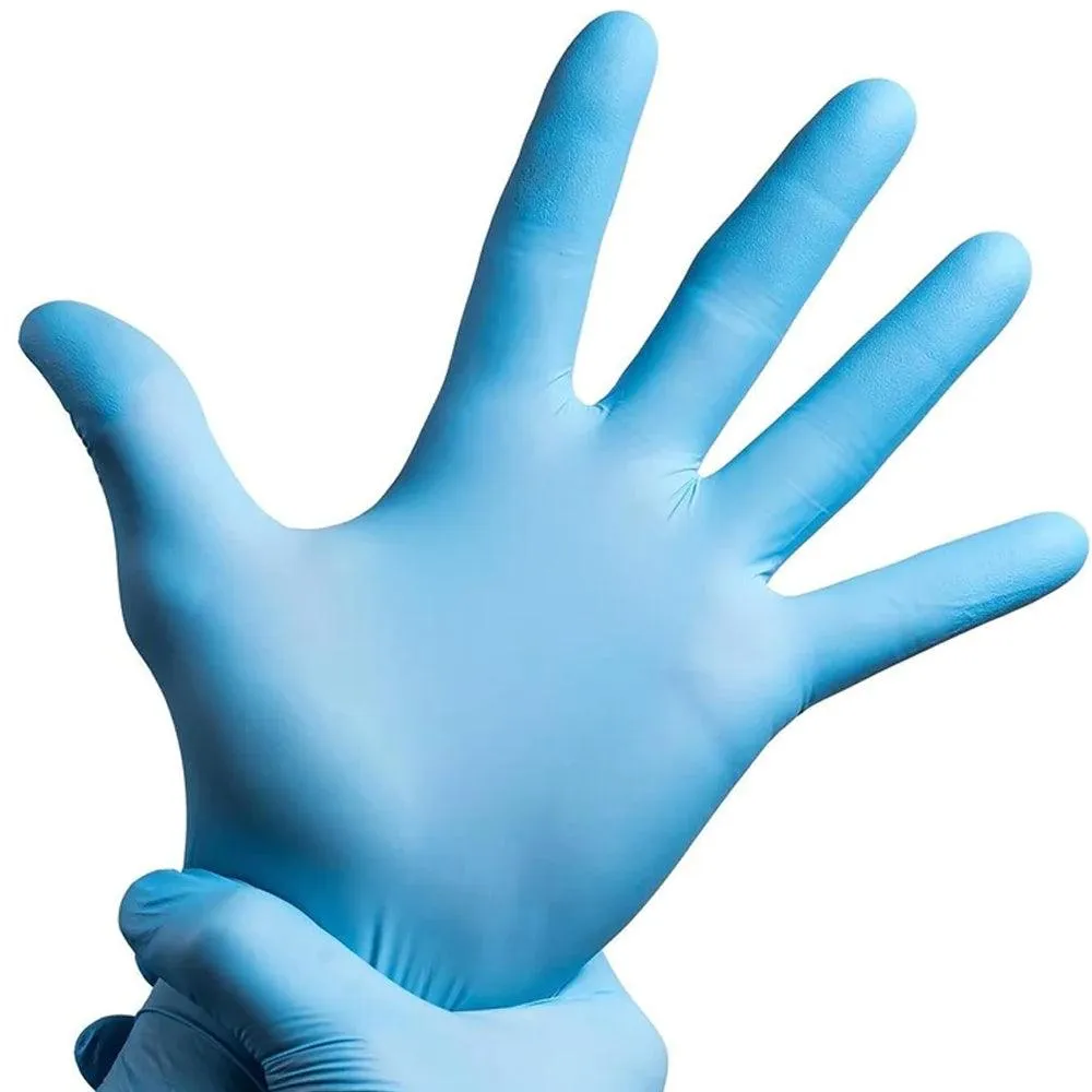 GP Craft Blue Nitrile Disposable Gloves (3.5 mil) - 100% Recyclable - SAMPLE FOLDER