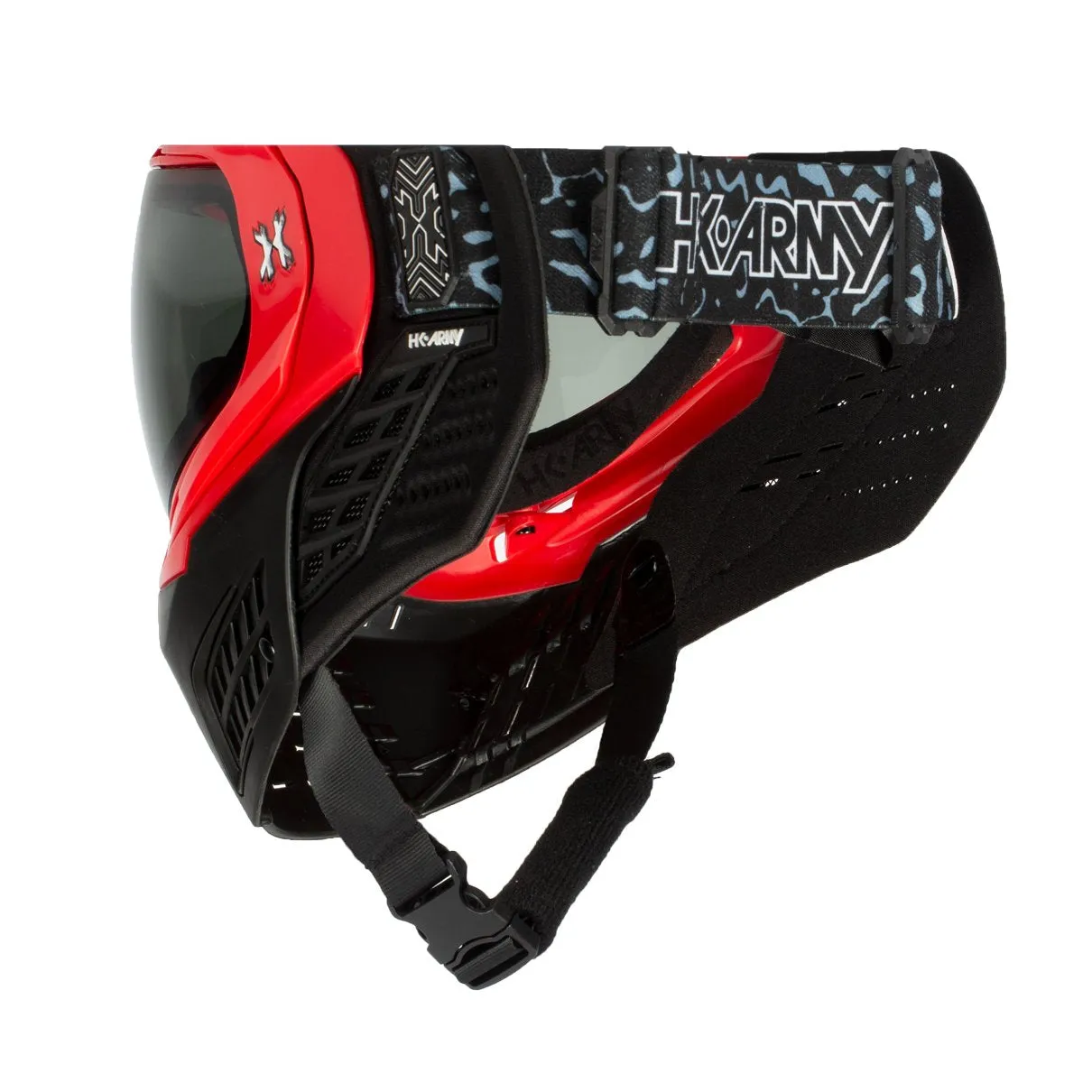 HK Army KLR Goggle - Blackout - Red