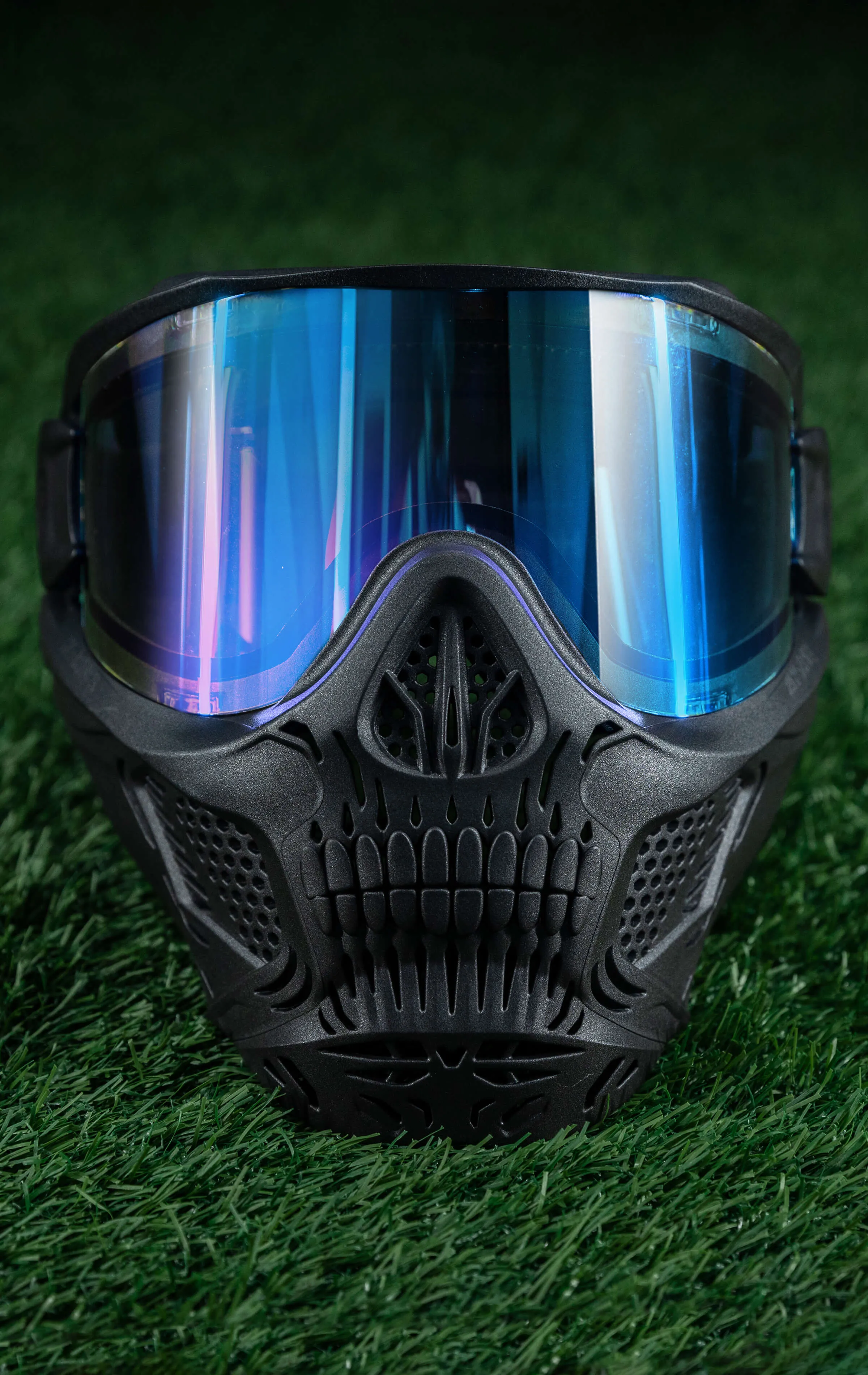 HSTL Skull Goggle "Reaper" - Black w/ Ice Lens