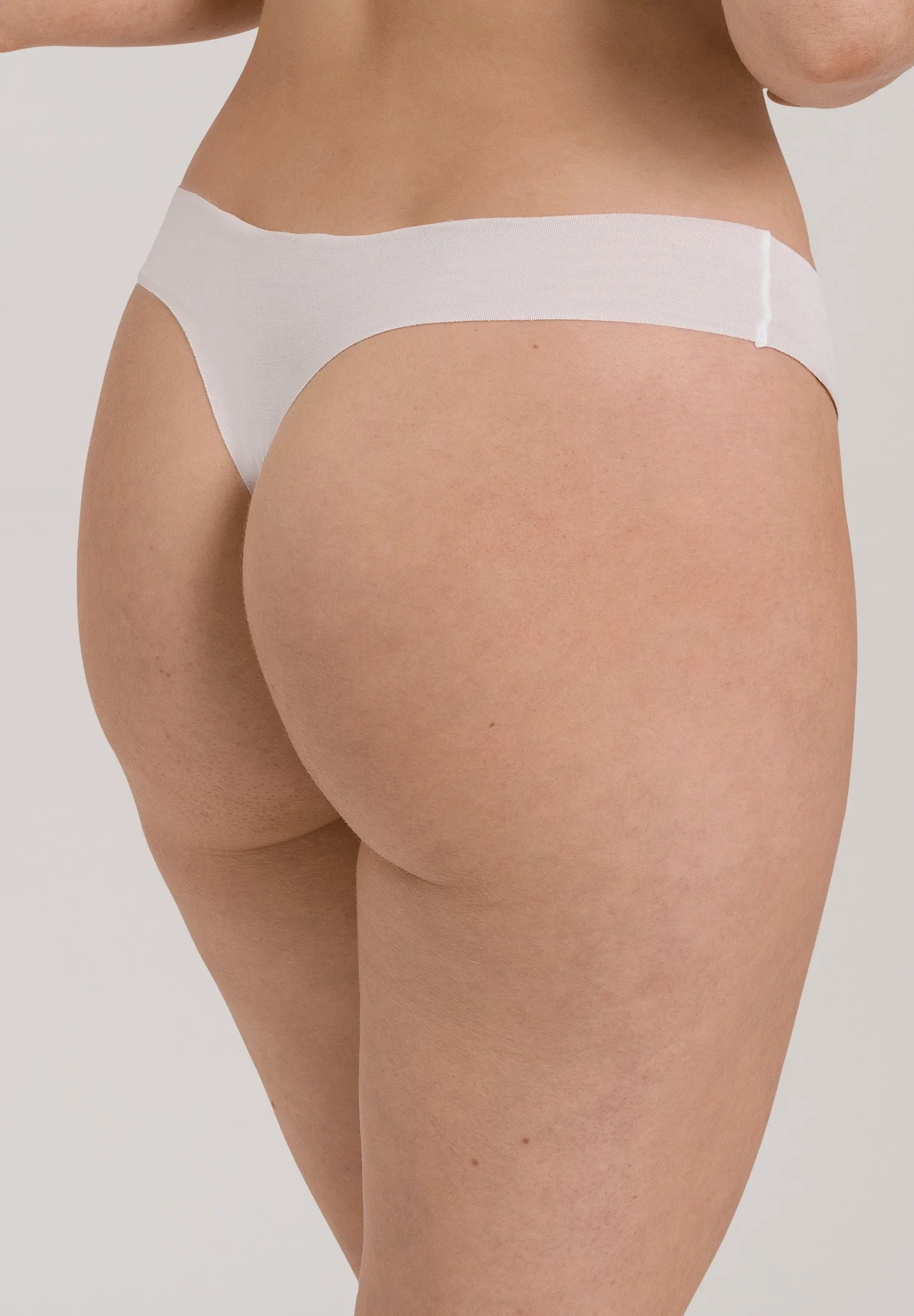 Invisible Cotton Thong | White 71225-101