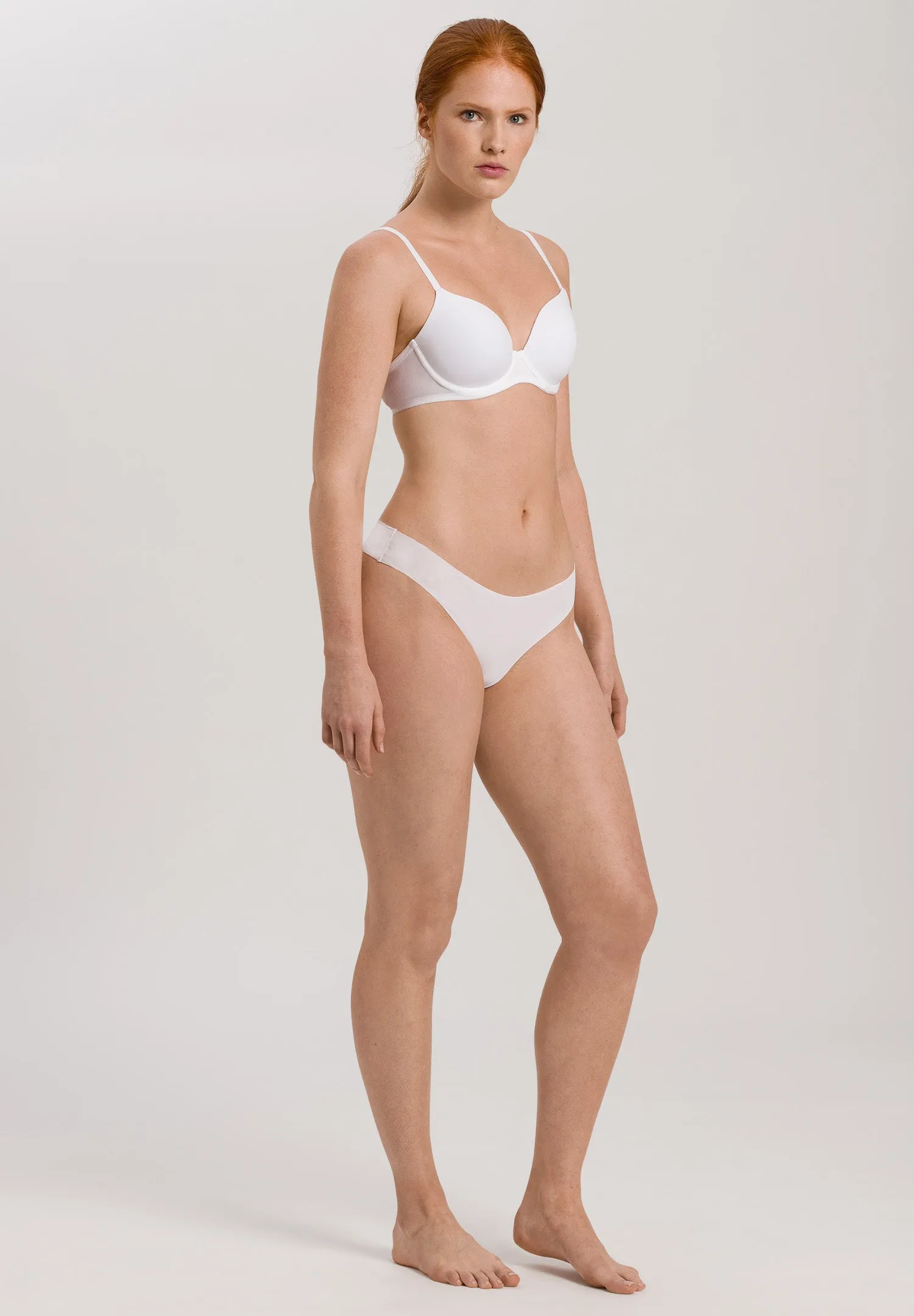 Invisible Cotton Thong | White 71225-101