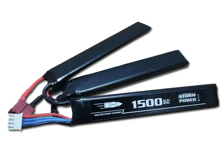 Li-Po 11.1V GEN2 Batteri - 1500mAh 25C - Cranestock