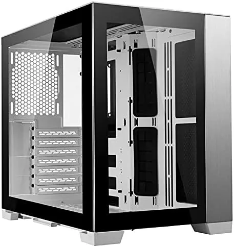 Lian Li O11 Dynamic Mini, Midi Tower ATX PC Case, Tempered Glass, White