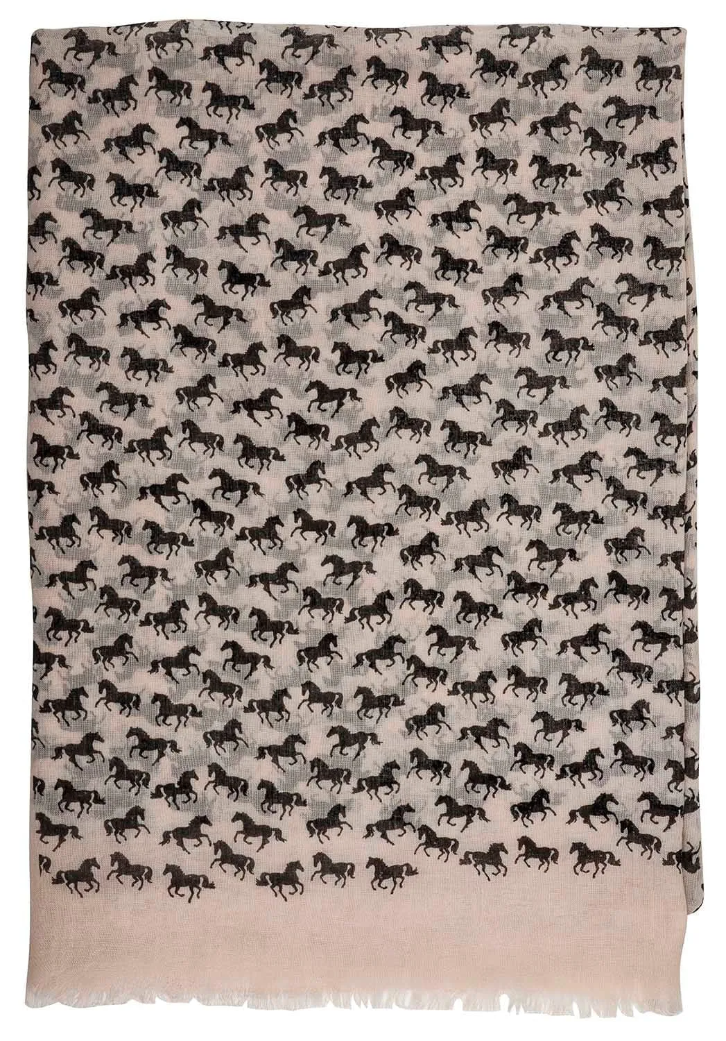 Lila Horse Silhouettes Scarf