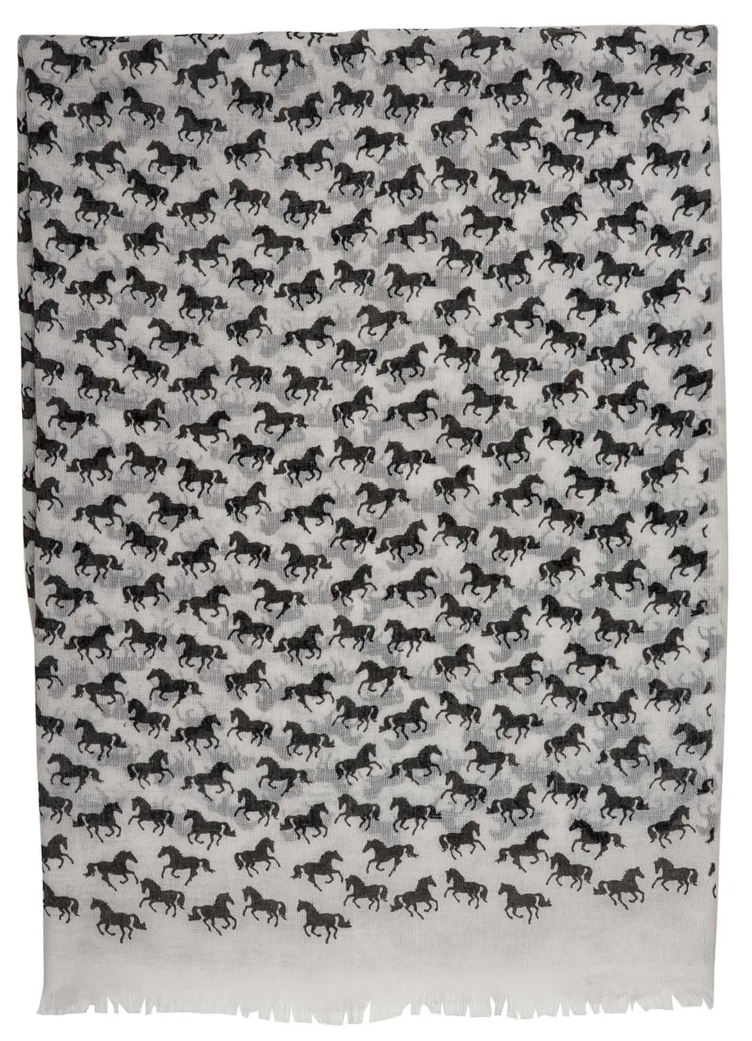 Lila Horse Silhouettes Scarf