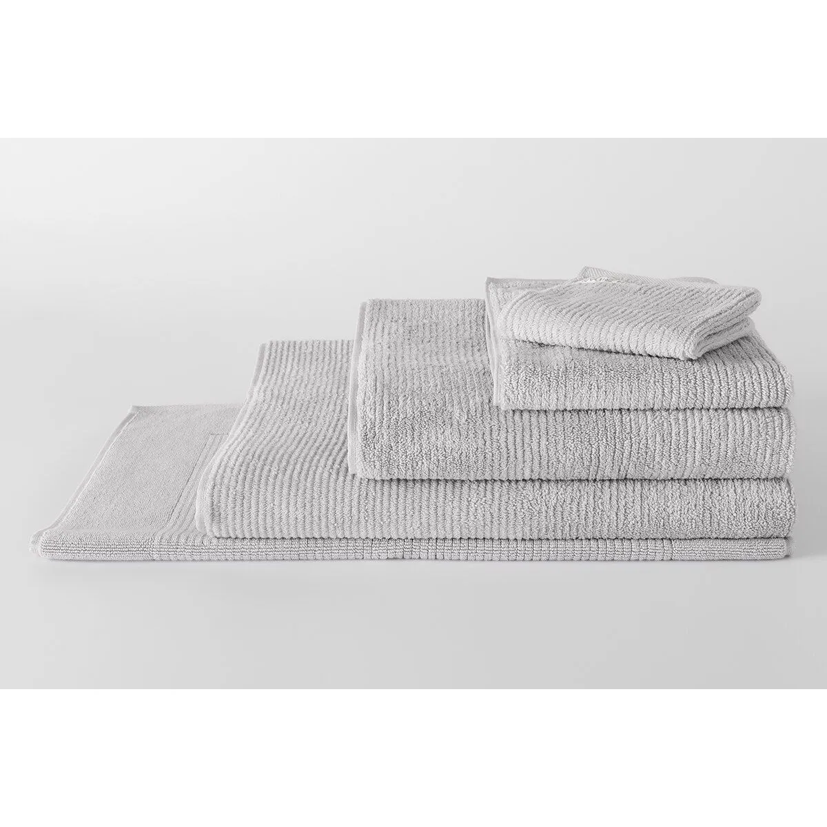 Living Textures Trenton Towel Collection by Sheridan SILVER GREY