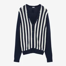 Loewe Premium Cotton-Wool Blend Cardigan for Unisex