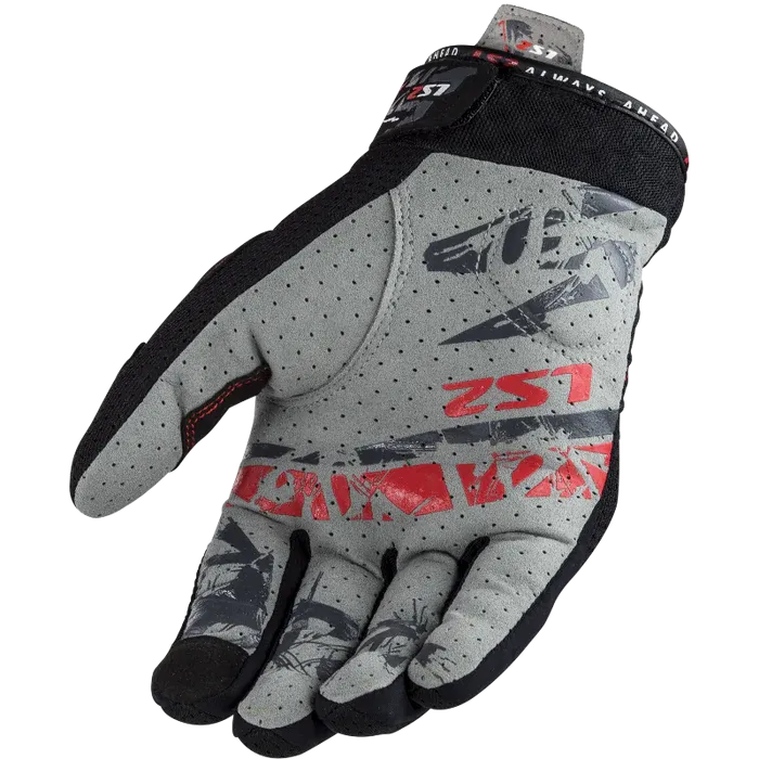 Ls2 Chaki Men Gloves Black