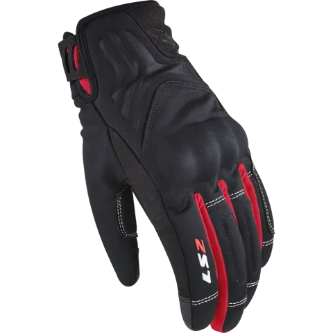 Ls2 Jet 2 Lady Gloves Black Red